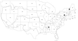 The Americans I Met_Map Viktor Hübner