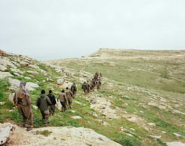March of the guerrillas near Makhmur Camp, Iraq Viktor Hübner